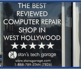 Stan's Tech Garage is the Best Reviewed Computer Repair Shop in West Hollywood