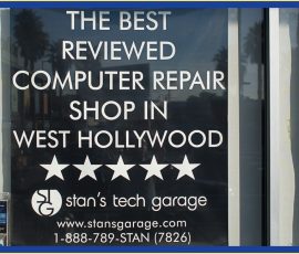 Stan's Tech Garage is the Best Reviewed Computer Repair Shop in West Hollywood
